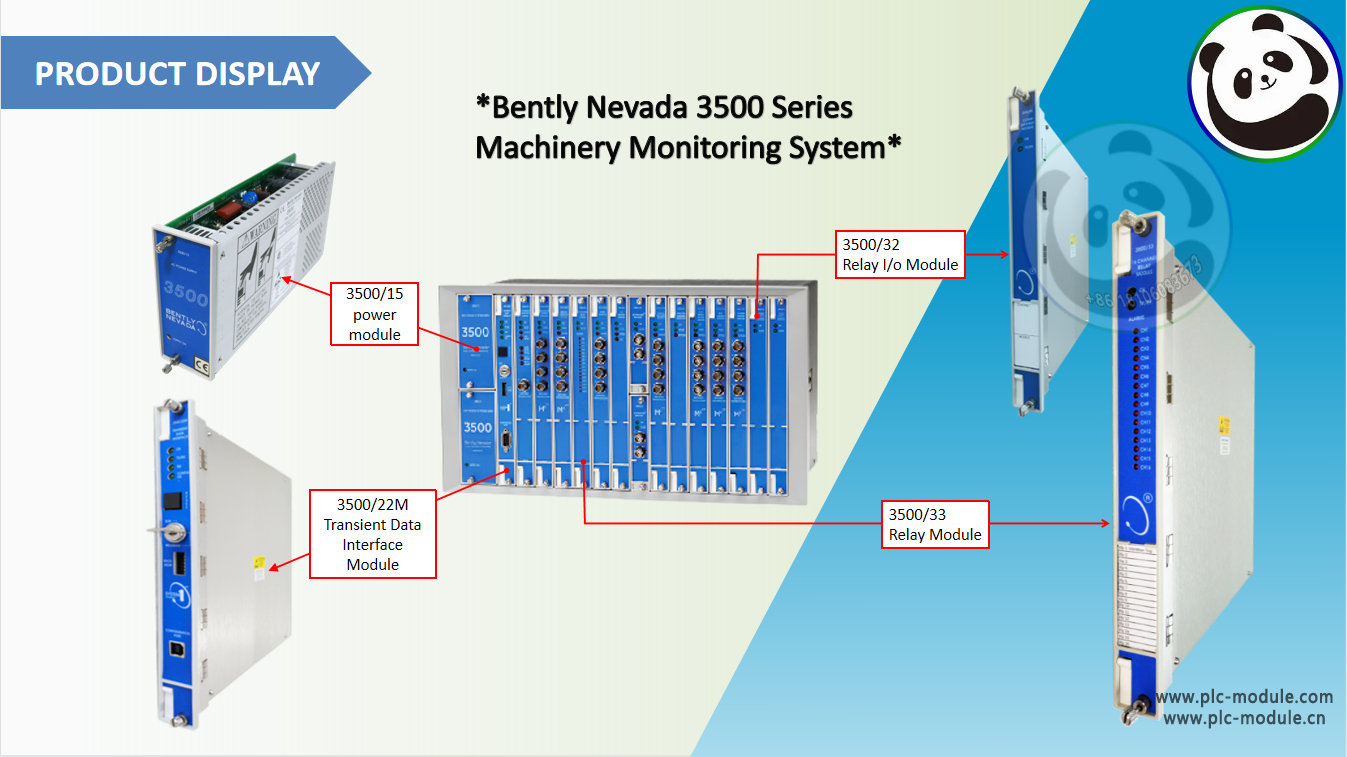 Bently Nevada 3500 Series on-line Machinery Monitoring System