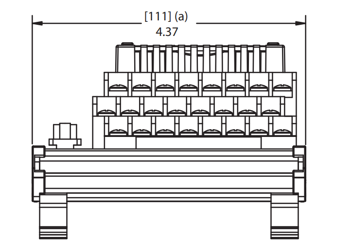 FOXBORO P0917JK (supersedes P0916AB) Base terminal