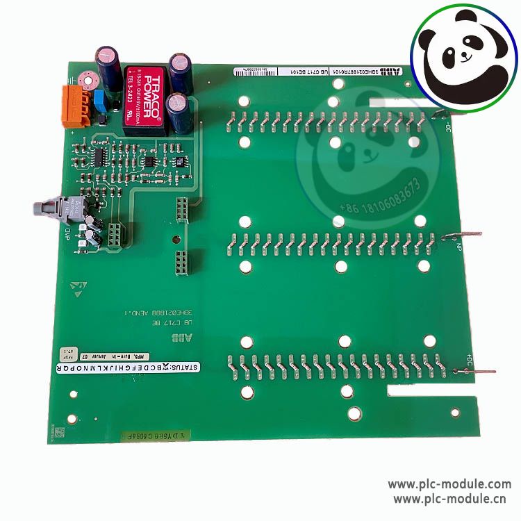 ABB UBC717BE101 | 3BHE021887R0101 | OVVP-BOARD COATED