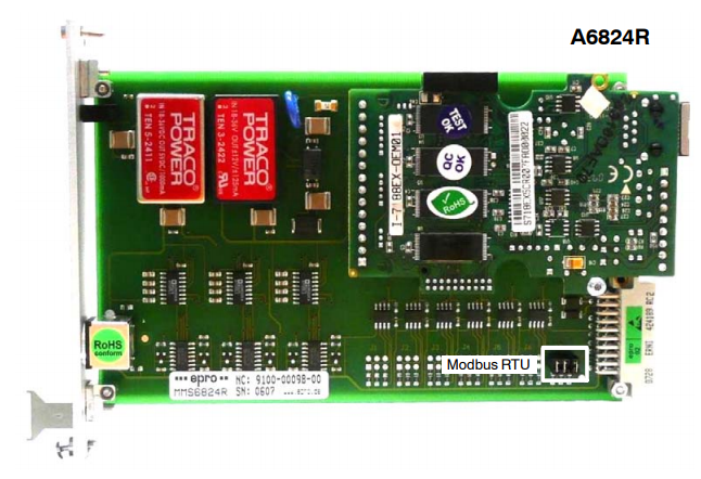 EMERSON A6824R 9199-00098-13 Modbus communication