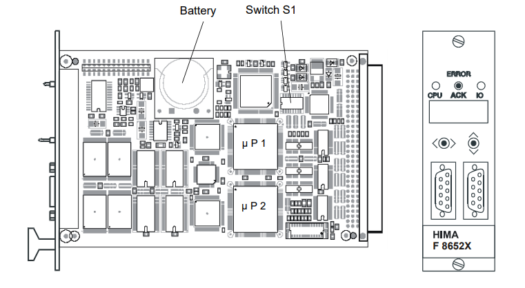 HIMA Central module F8652X DCS system module, card