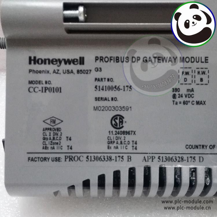 Honeywell CC-IP0101 51410056-175 Profibus DP Gateway Module C300 Controller.jpg