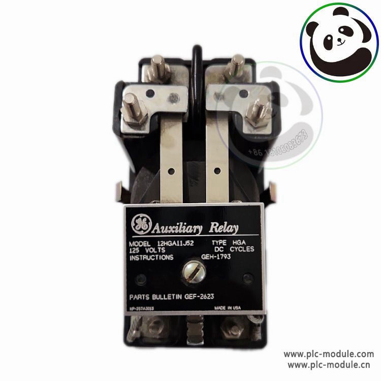 GE 12HGA11J52 | Auxilary Relay | Type HGA